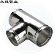 Trench type reducing tee 304 fire water supply engineering Trench fittings Water pipe connection fittings