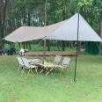 Wholesale of camping supplies in stock, outdoor sunshade, canopy, tent, portable tent, directly supplied by manufacturers with high-quality silver coating