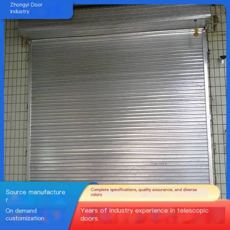 Zhongyi Villa inorganic cloth Roller shutter with various specifications, sound insulation and low noise