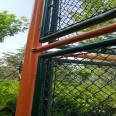 Xinwangfeng customized and installed indoor movable cage football field fence mesh sprayed Basketball court guardrail