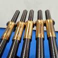 T-shaped screw trapezoidal thread screw high-strength hot-dip galvanized screw rod copper nut customized by Yicheng