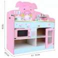 Children's Home Kitchen Simulation Tool Solid Wood Kitchenware Children's Educational Toys