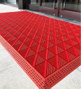 High end commercial anti slip three in one floor mat can be spliced with dust removal foot mat EVA plastic mat Hotel entrance carpet