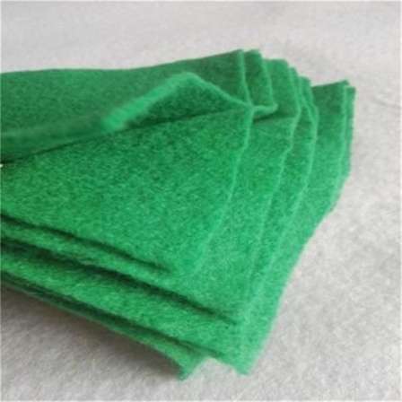 Moisturizing, earth covering, dust-proof, green Geotextile 150g grass color engineering cloth, isolation and protection of Ruizhilong