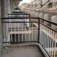 Wanying Glass Balcony Railing Iron Art Guardrail Insertion Installed by Professional Professionals