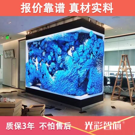 Pillar LED display screen P2 high refresh National Star copper wire copper bracket P1.86 splicing large screen flexible inner arc