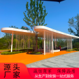 Hangtong stainless steel sculpture, steel structure, weather resistant steel corridor, outdoor courtyard, scenic area, abstract metal sculpture