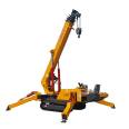 3 ton mini spider crane 7 ton spider crane telescopic arm remote control customized crawler crane 5 ton 8 ton Jiusheng