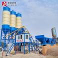HZS75 environmentally friendly cement mixing equipment for the construction of a new mechanical one and a half concrete mixing plant