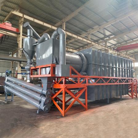 Straw carbonization furnace biomass material carbon production equipment production line 65 manganese steel three-phase power