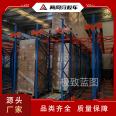 Shuttle type shelves for dense storage, automatic shuttle car for paint removal equipment debugging