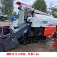 Boutique original second-hand Kubota 758Q crawler grain Combine harvester