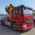 Shaanxi Automobile Delong Tractor Truck mounted Crane Weichai 460 horsepower Hongchang Tianma folding arm 35 ton 9-section boom crane