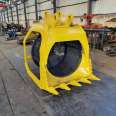 200 excavator rotary screening bucket sand and gravel separation drum hydraulic screening cage