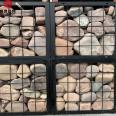 Customized welding landscape stone cage net, park stone cage landscape net wall, C45 type stone cage net box