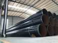 Three layer polyethylene anti-corrosion steel pipe for spiral wound gas pipelines, produced by Huadun