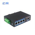 Industrial grade switch 5-port Gigabit Ethernet lightning protection DIN rail POE power supply non managed shunt