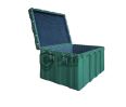 Keweidun KWD1297 medium and large equipment and equipment box, military green combat readiness material storage and transportation box