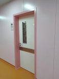 Single and double door passageway escape door, hospital laboratory airtight purification steel door, dust-free workshop clean door