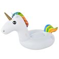 European and American New Inflatable Mount Adult Water Inflatable Float PVC White Unicorn Swimming Toy Supplies