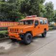 Off road four-wheel drive six wheel drive personnel carrier Beiqi Warrior Forest Fire Emergency Rescue Command Vehicle