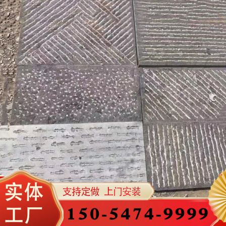 Handmade Chisel Road Surface Blue Stone Plate Engineering Outdoor Scenic Area Temple Floor Tile Anti slip Surface Blue Stone Plate