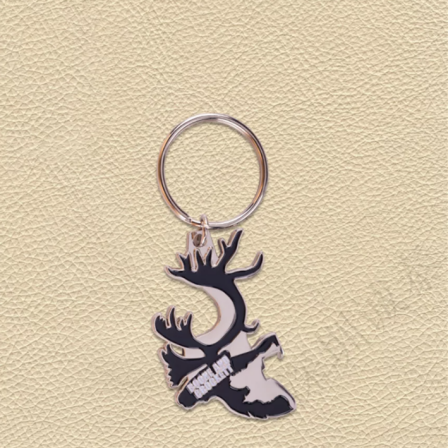 Customize the metal keychain according to customer needs, customize the logo enamel keychain pendant