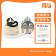 Durable rubber material half face portable long tube respirator with constant flow gas supply for easy use