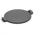 Cordierite pizza baking stone kaolin temperature resistant plate oven oven baking pan round pizza slate with handle