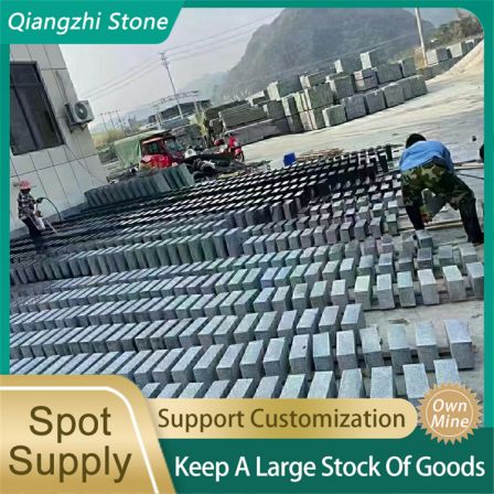 Road edge stone, five lotus flower board, natural stone, anti fouling, non permeable