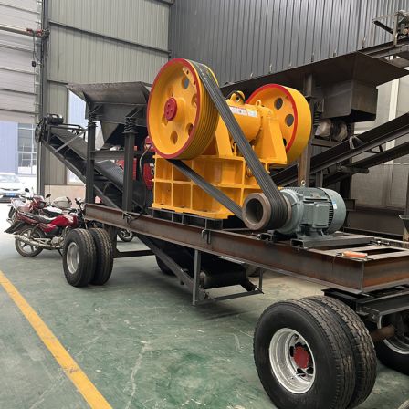 500x750 jaw mobile crusher vehicle mounted Construction waste crusher Hengxingrong Machinery