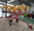 Disc suspension type rake small fully automatic forage corn straw collection machine traction type bundling collection machine