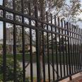 Zinc steel fence railing, sports field iron fence, factory spray plastic fence net