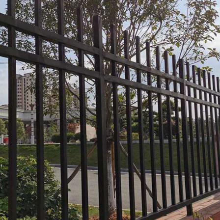 Zinc steel fence railing, sports field iron fence, factory spray plastic fence net