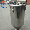 Juyu inclined edge 304 stainless steel conical hopper storage tank funnel fermentation barrel can be customized