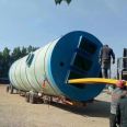 The GRP integrated prefabricated pump station in Wilty has a stable structure made of fiberglass and is easy to operate