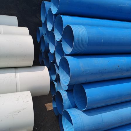 PVC drilling pipe, PE deep well pipe, PVC wire pipe, seepage pipe spiral joint