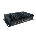 Ripple fanless embedded industrial computer J4125 CPU low power consumption small size computer host