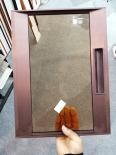 Saint Theo Light Luxury Aluminum Frame Glass Door Customized Minimalist Style 3C Tempered 1 Leaf Minimum Order