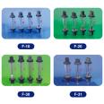 Plastic float rotameter, acid and alkali resistant liquid, dual indicator wastewater, medicine, and wastewater industrial detection instrument