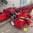 The fully automatic self-propelled corn straw harvester is easy to operate