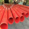 Special anti-corrosion steel pipes for fire pipelines - Red inner and outer plastic coated steel pipes - Epoxy resin coated steel pipes