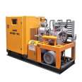 Bottle blowing machine pipeline pressure test 3/4/5/6/7 cubic screw booster air pump air compressor 30/40/60 kg