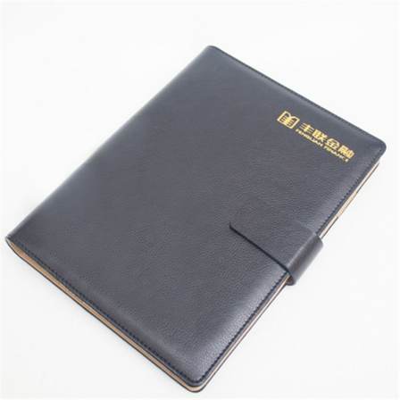 Manufacturer A5 Business Office Book Customized Logo Flatback Creative Imitation Leather 25K Notebook