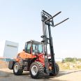 Off road forklift four-wheel drive 3 tons 5 tons 6 tons T tail crane internal combustion hydraulic stacker Cart lift loader