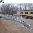 3 ton yacht trailer, Shenzeng Machinery, rubber boat skeleton vehicle, motor boat handling equipment vehicle