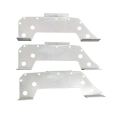 Metal parts stamping, laser cutting, and bending of stainless steel sheet metal brackets