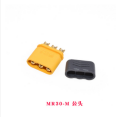 New energy XT30U male and female terminal XT60-90 lithium battery high current air connection connector gold plated plug