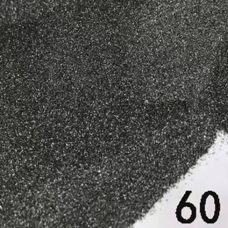 Diamond polishing and sandblasting for wear-resistant flooring, bright black sand, advanced refractory black alumina sand material