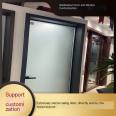 Extremely narrow glass flush door with thousands of smooth doors, windows, and bathrooms, easy to ship within a week